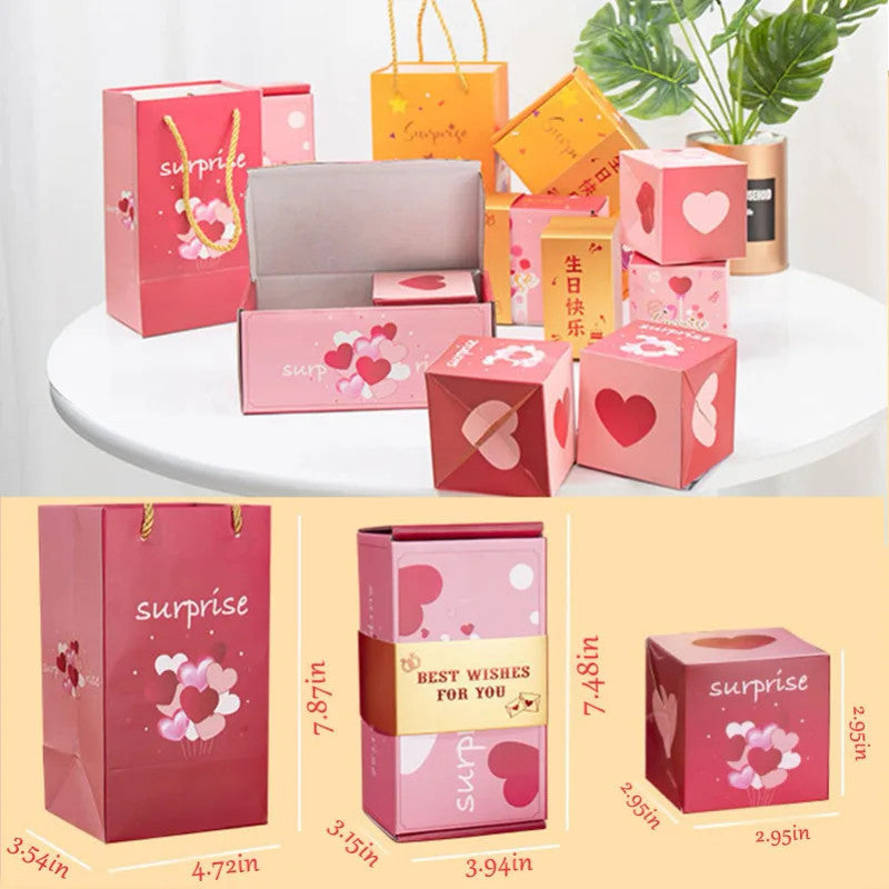 Surprise Box Gift Box - Inside View