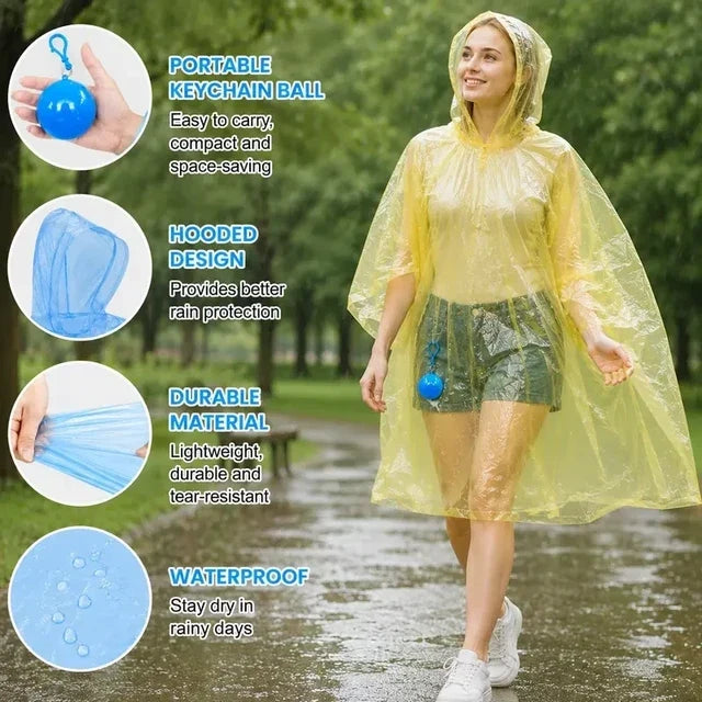 Pocket Sized Raincoat Keychain