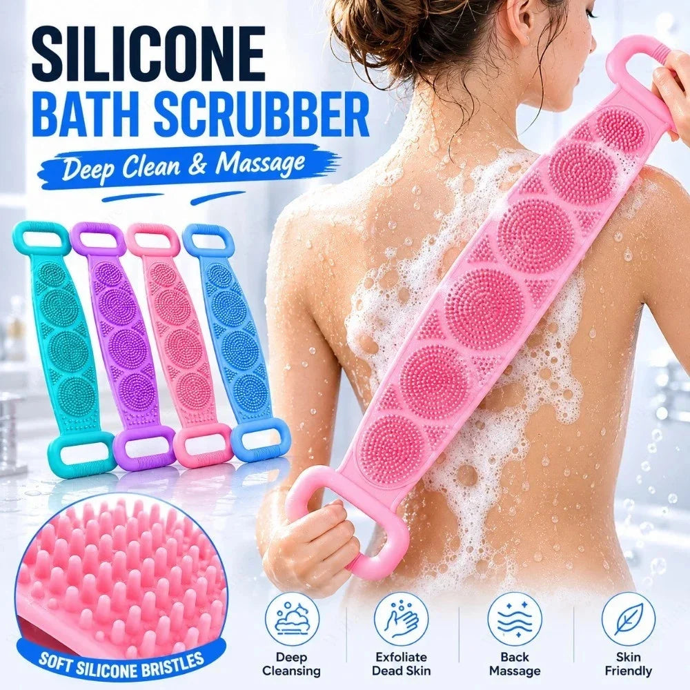 Silicone Back Scrubber Brush