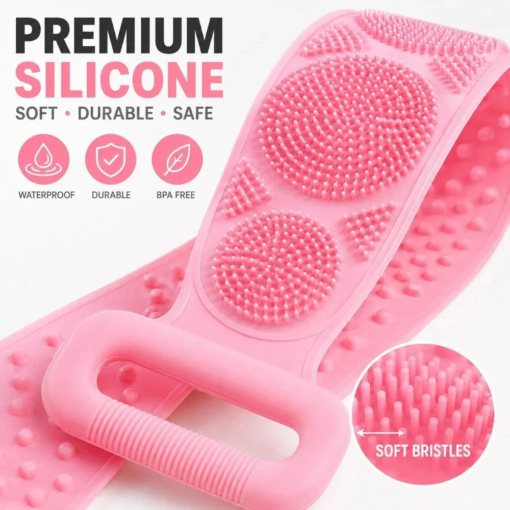 Silicone Back Scrubber Brush
