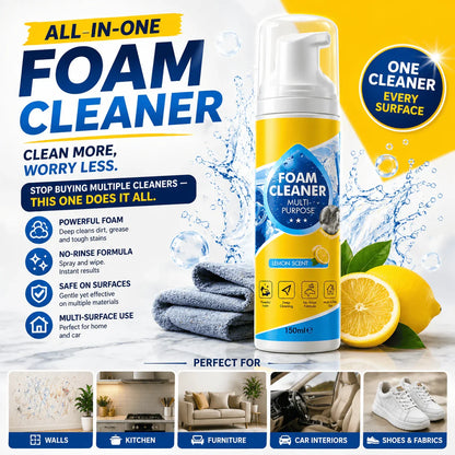 Multifunctional Foam Cleaner Premium for Kitchen, Furniture, Car & Walls