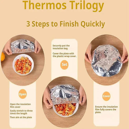 Reusable Aluminum Foil Food Cover (40pcs)