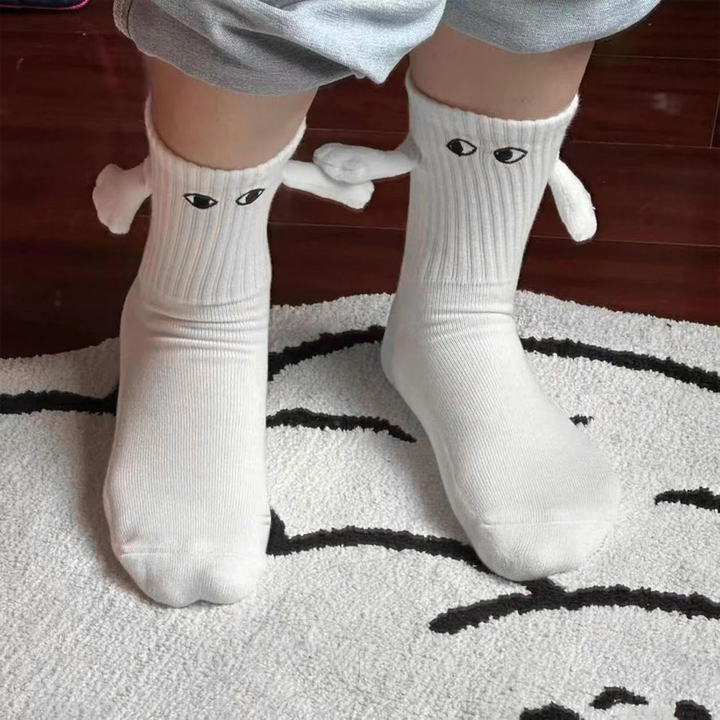 Magnetic Hand-Holding Socks