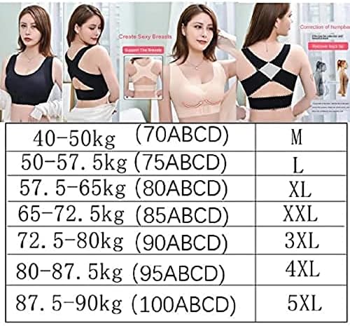 Posture correction bras for women full coverage and lift criss-cross front wire
