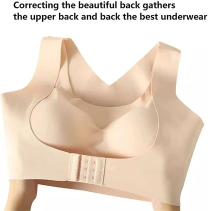 Posture correction bras for women full coverage and lift criss-cross front wire