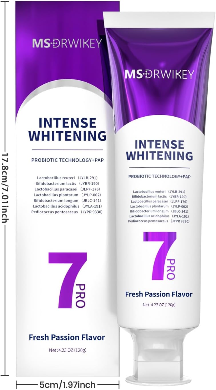MSDRWIKEY 7Pro Whitening Toothpaste