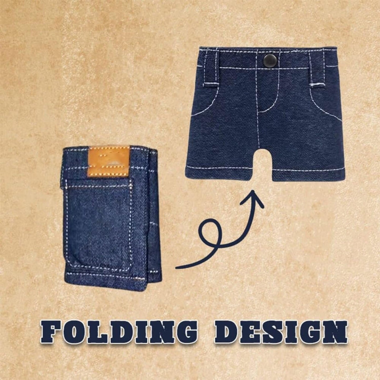 Mini Jeans Wallet