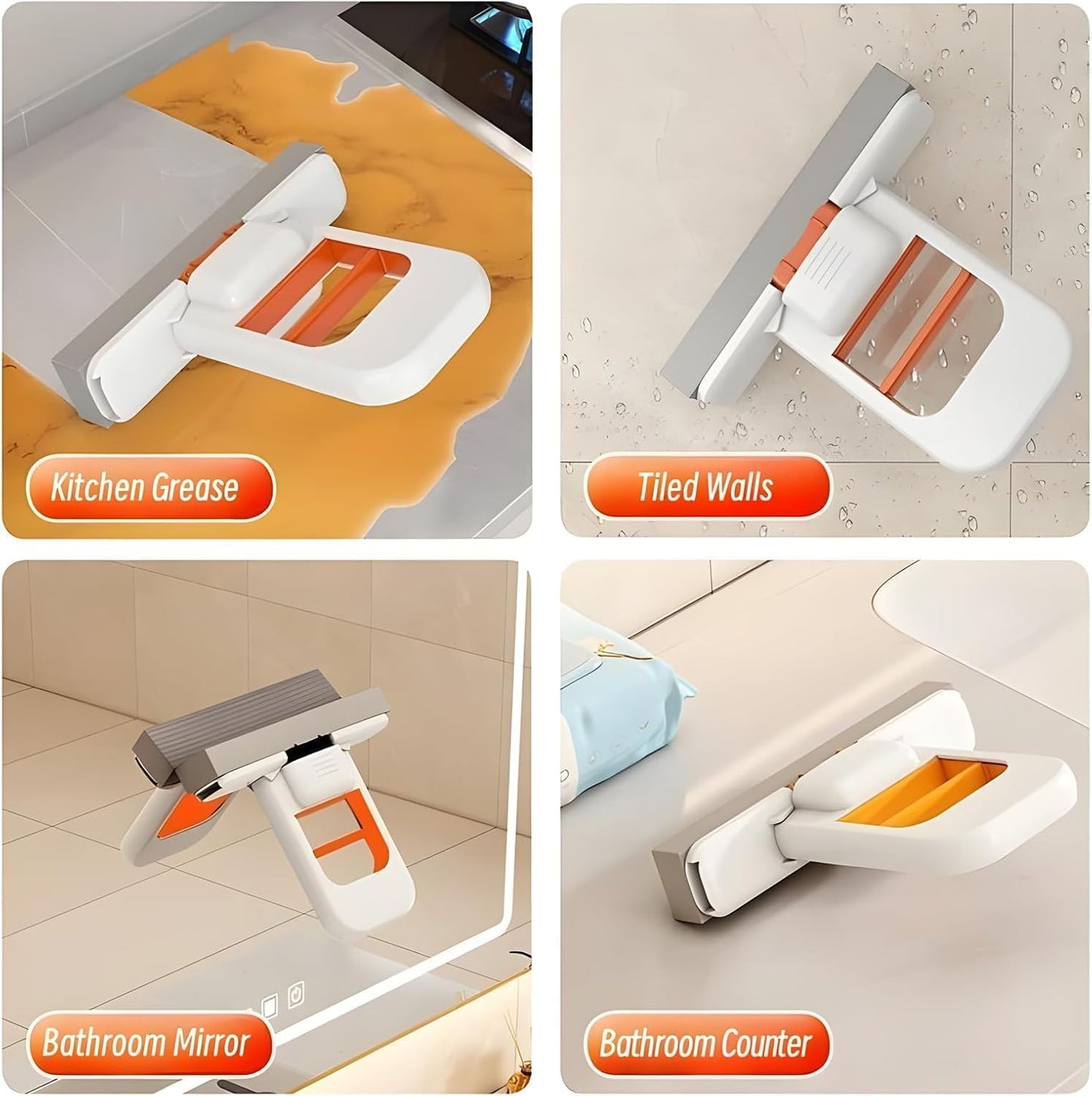 Mini Foldable Desktop Sponge Mop
