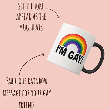 I'm Gay Rainbow Color Changing Mug