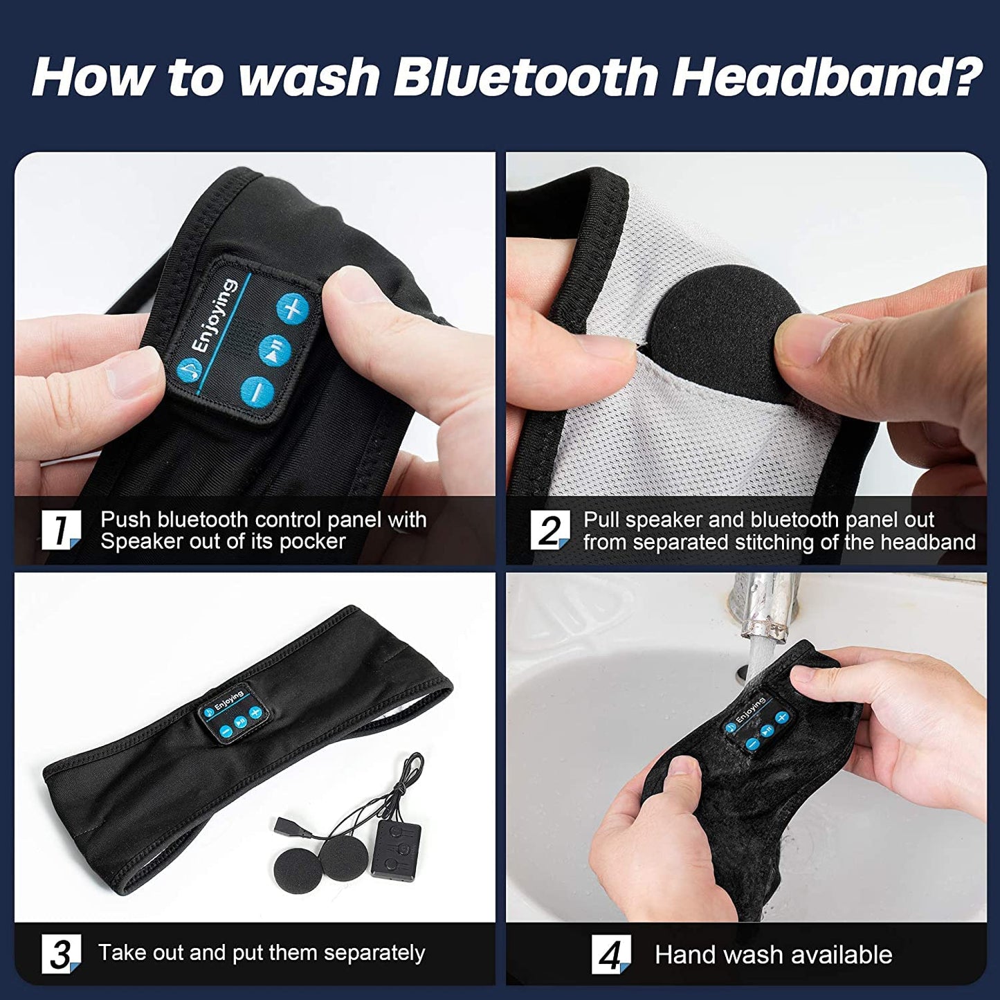 Bluetooth Sleep Eye Mask Wireless Headphone