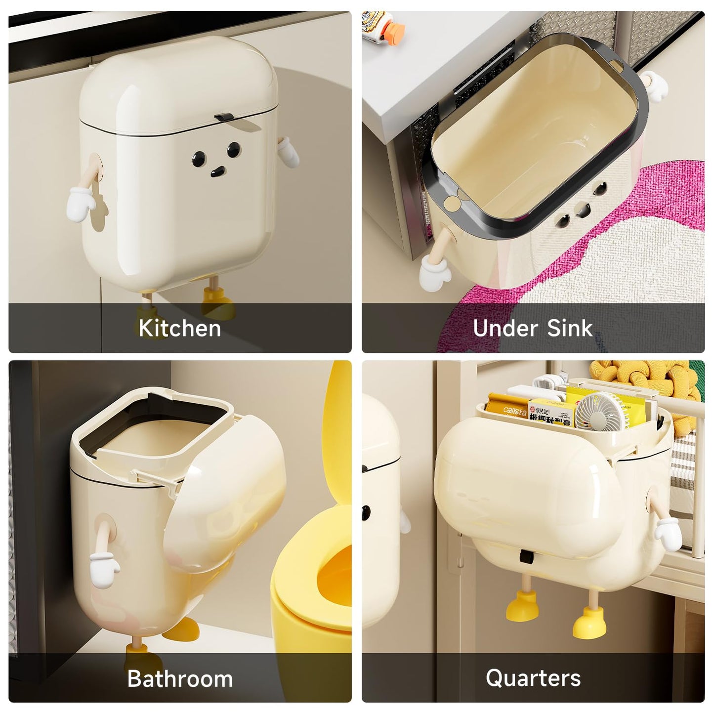 Compost Bin Kitchen for Counter Top or Under Sink