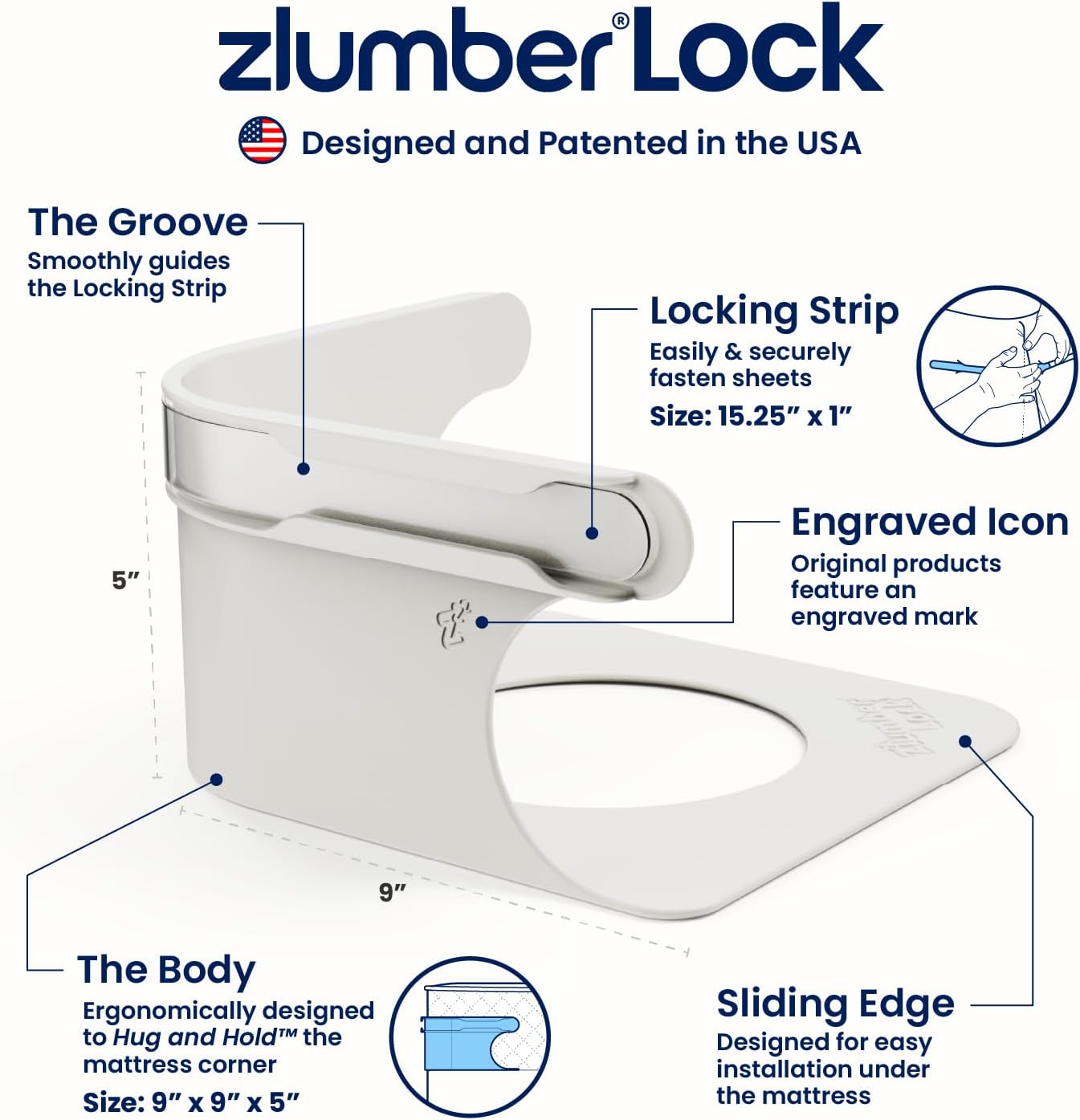 Zlumber Lock Sheet Holder System
