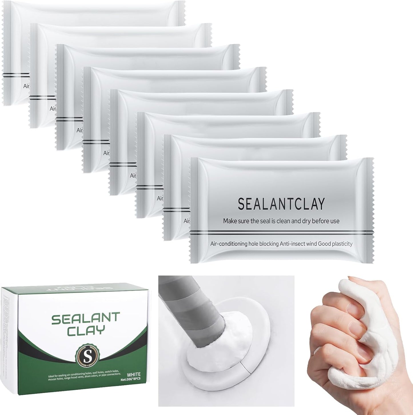 Waterproof White Seal Putty Clay