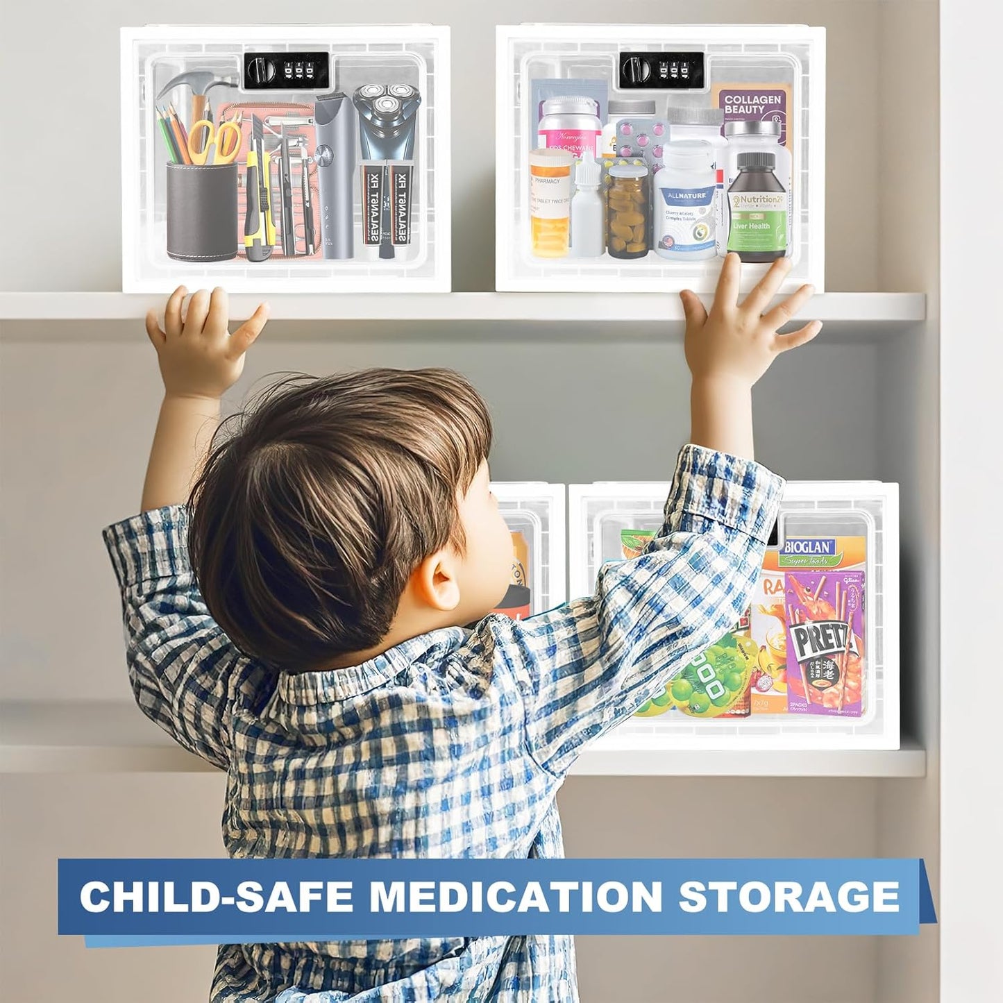 Large Capacity Lockable Storage Box