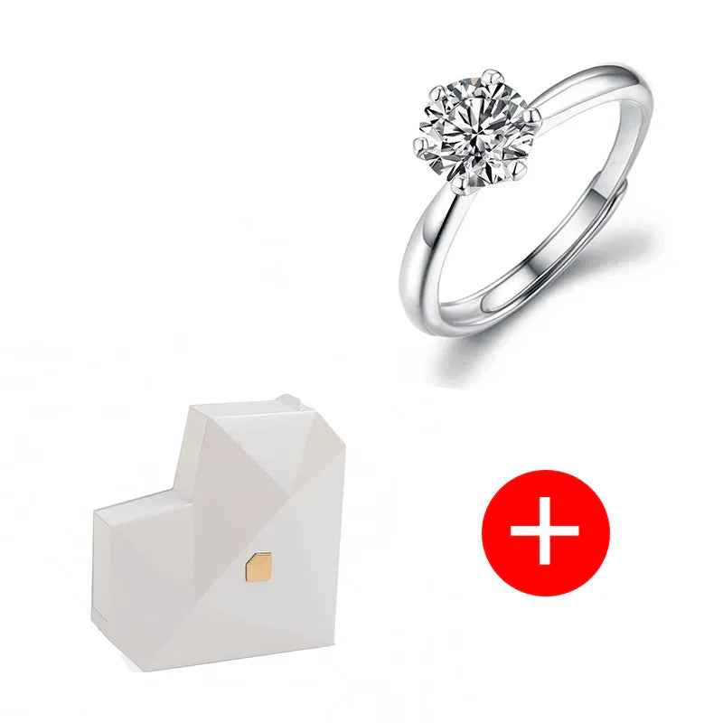 HEART-SHAPED DIAMOND JEWELRY BOX