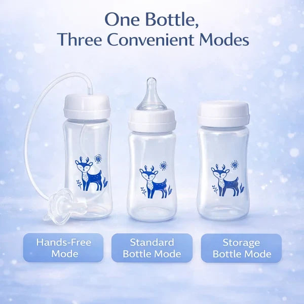 Portable Breast Milk Feeding Bottle