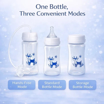 Portable Breast Milk Feeding Bottle