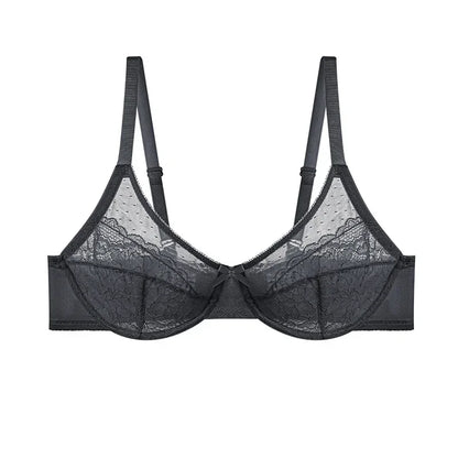 Floral Lace Plus Size Underwire Minimizer Bra