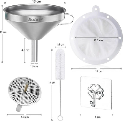 Premium Stainless Steel Funnel
