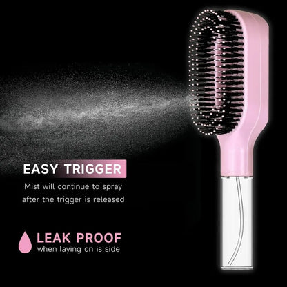 2in1 Spray Hair Brush Detangling Scalp Massage Comb