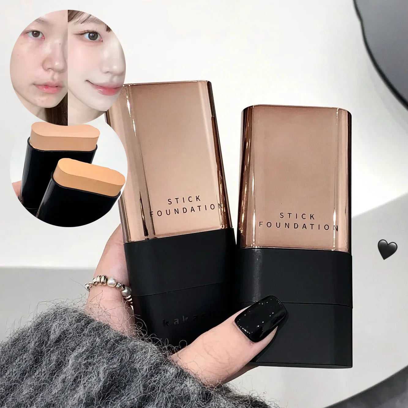 Two In One Concealer Foundation Stick