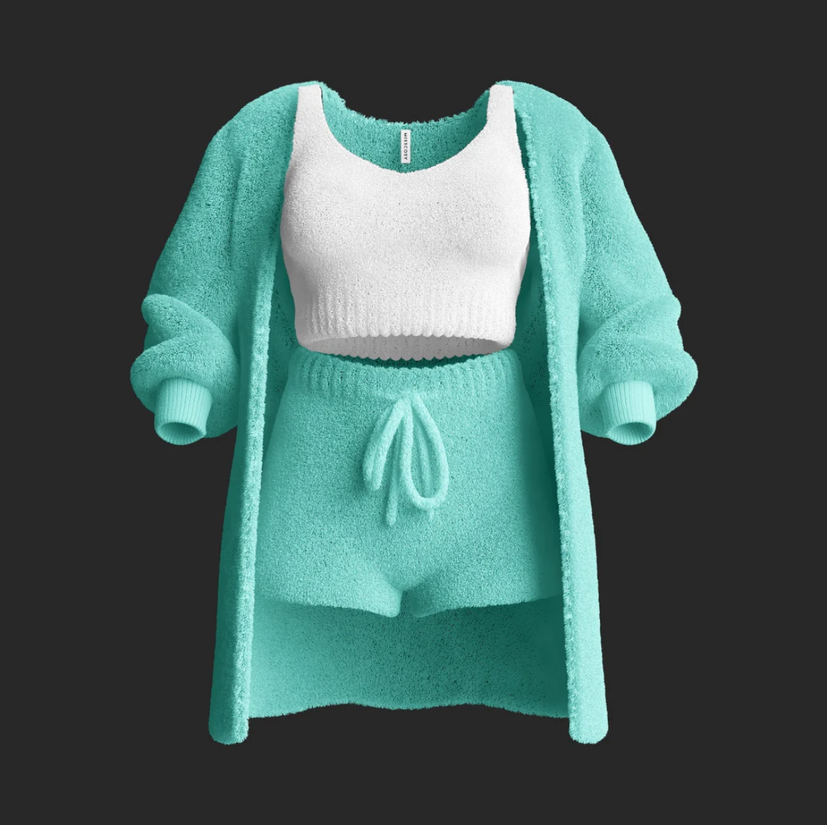 LuxCozy Knit Lounge Set
