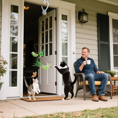 Door Hanging Flying Cat Toy
