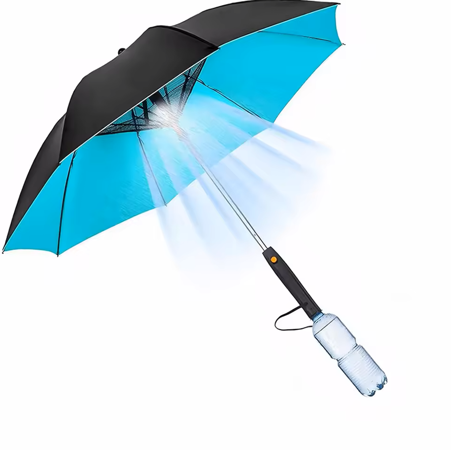 Misting Umbrella with Fan