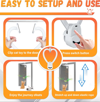 Door Hanging Flying Cat Toy