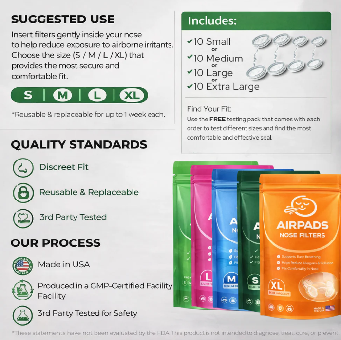 AIRPADS™ - Nose Filters