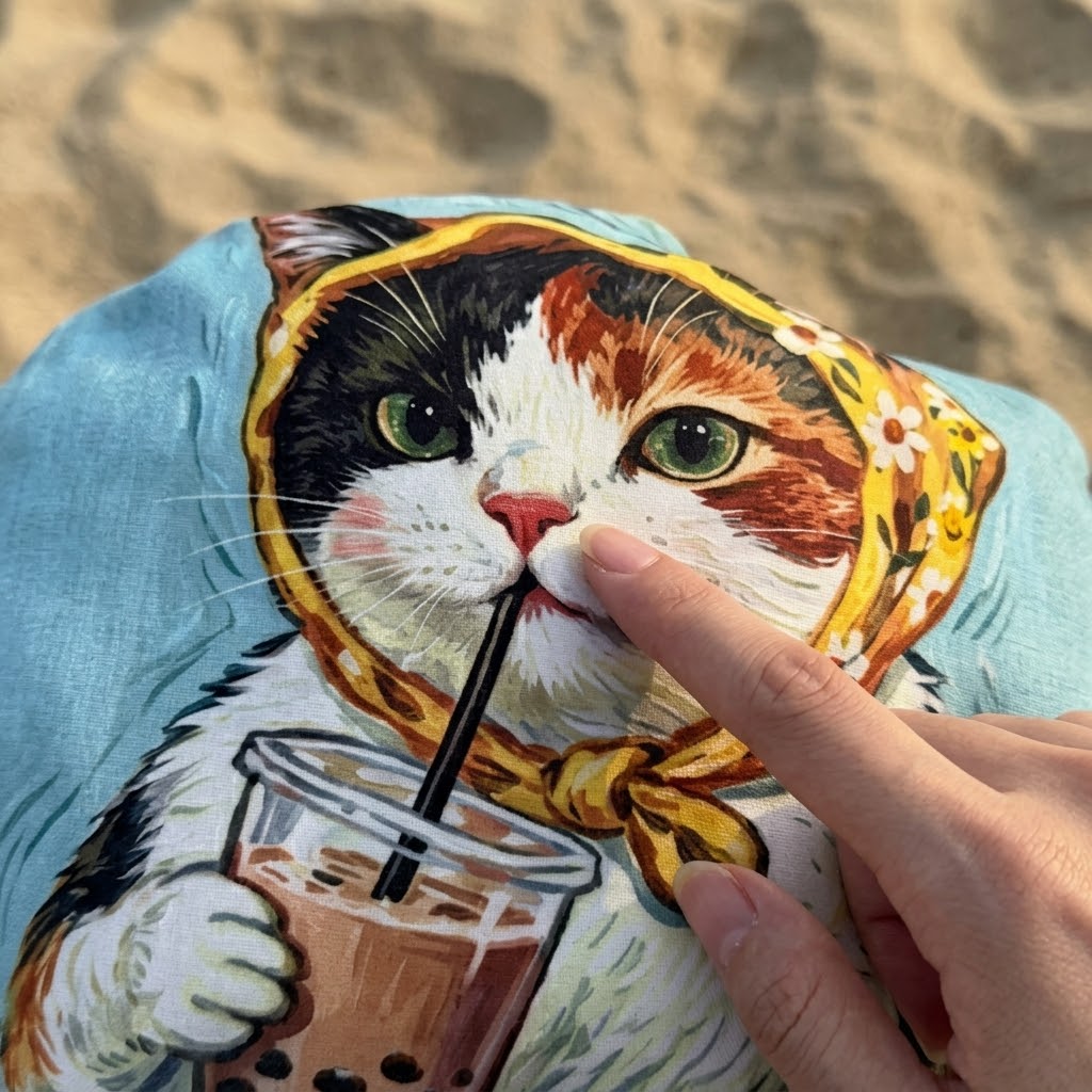 Bubble Tea Lover Cat Swimsuit